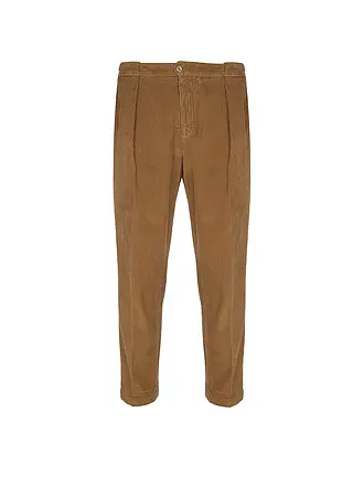 BRIGLIA | Pantalon en velours côtelé PORTOBELLO | hellbraun